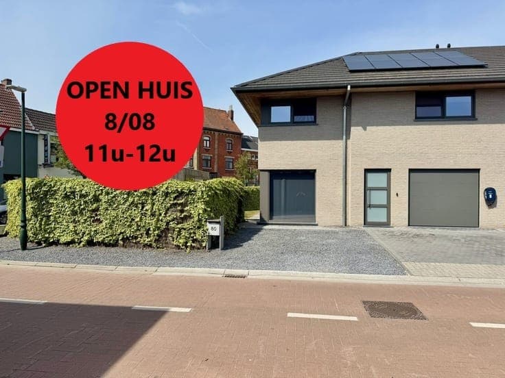 OPEN HUIS ZATERDAG 8/08 van 11u tot 12u. Instapklare ener...