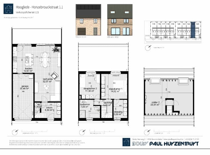 LOT 123 | Gesloten energiezuinige nieuwbouwwoning met 2 s...