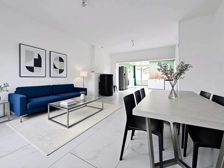 Renovated 3-bedroom house with garden in Estaimbourg