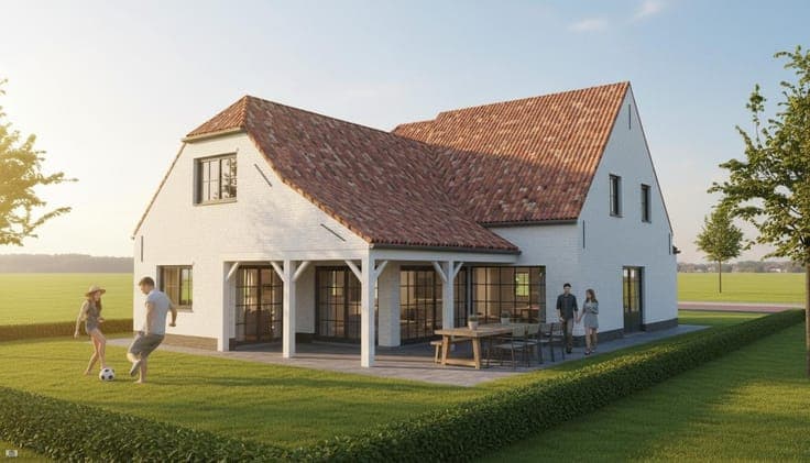 Nieuw te bouwen open bebouwing te Middelkerke