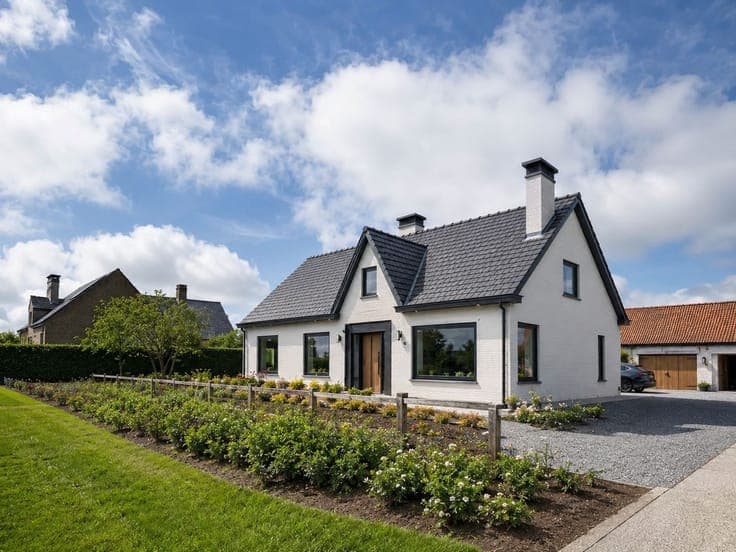 Authentieke hoeve met 26.000 m² grond te Dentergem.