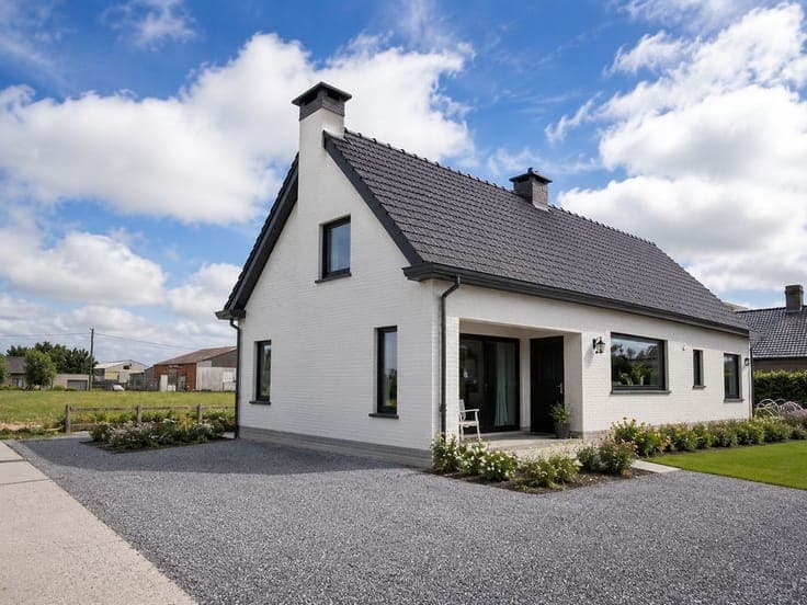 Authentieke hoeve met 26.000 m² grond te Dentergem.