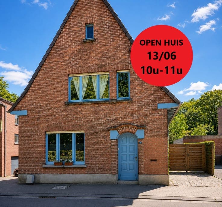 OPEN HUIS ZATERDAG 13/06 van 10u tot 11u. Charmante open ...