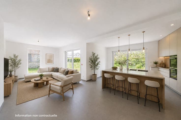 New 4-bedroom villa with garden and garage in Libin