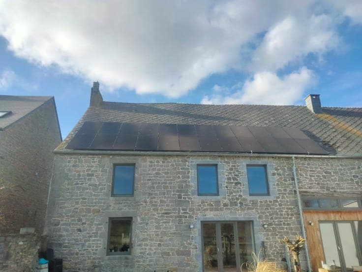 3-bedroom house in Couvin with solar panels