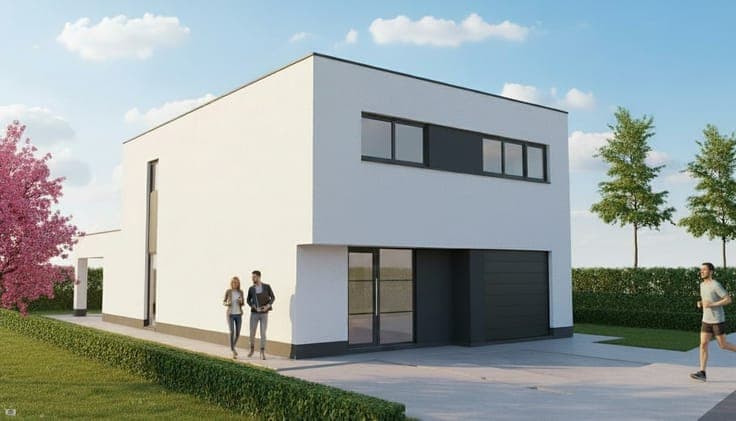 Nieuw te bouwen open bebouwing te Wetteren