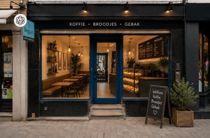 Commercial property in top location with living option