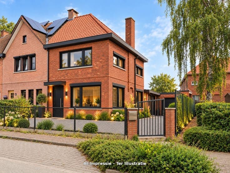 Semi-detached family home with garden in Genk