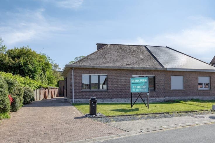 Gelijkvloers wonen in alle rust met tuin