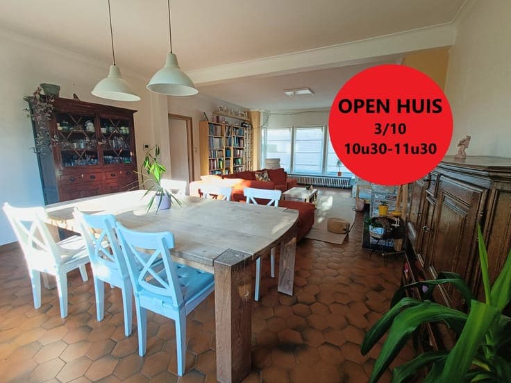 OPEN HUIS ZATERDAG 3/10 van 10.30u tot 11.30u. Ruime, ins...