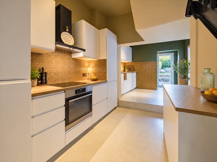 Renovated home with elegant proportions and an intimate gard
