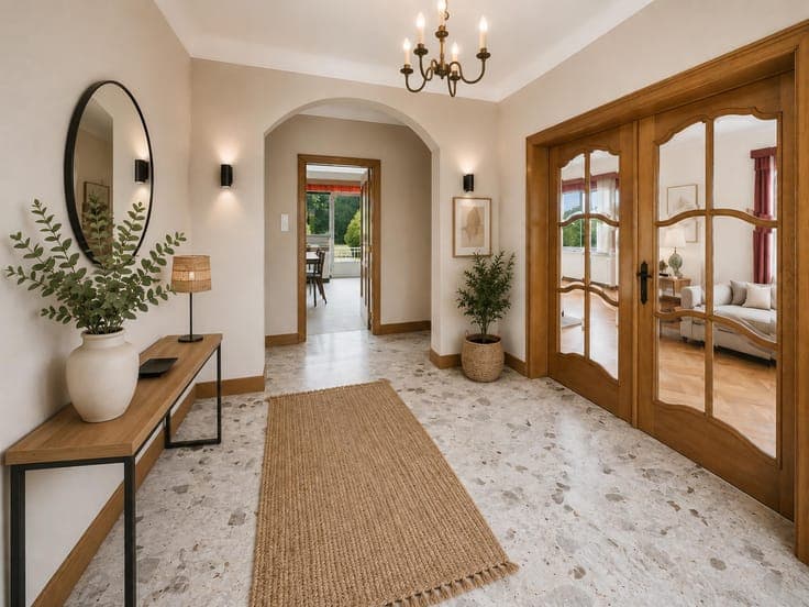 Single-storey 4-facade villa, set back on 46 ares in Fouches