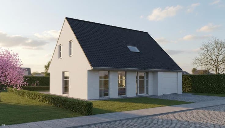Nieuw te bouwen open bebouwing te Itterbeek