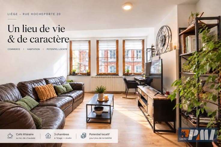 Mixed-use property–3 bedrooms, commercial space and terrace
