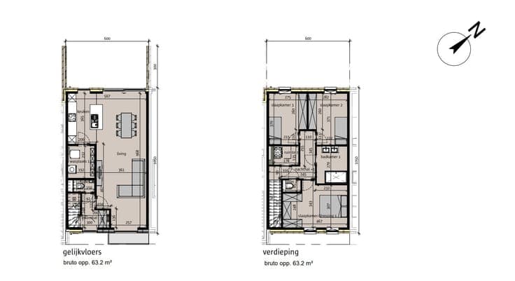 budgetvriendelijke woning met 3 slaapkamers