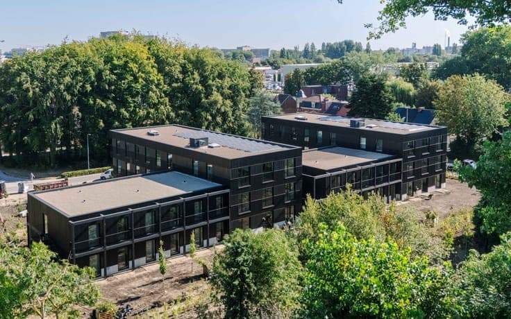 93 High-end student rooms in an exceptionally green environm