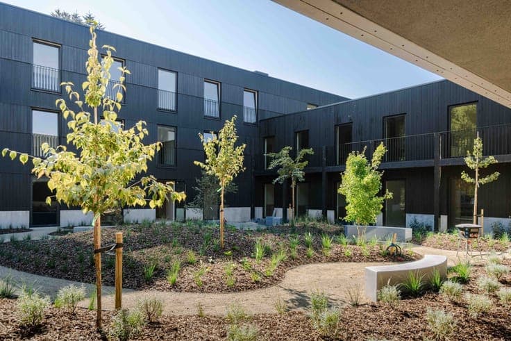 93 High-end student rooms in an exceptionally green environm