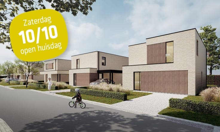 Energieneutrale open bebouwing met garage