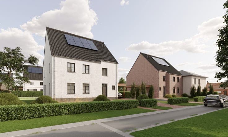 Semi-detached new-build house for sale in Westende