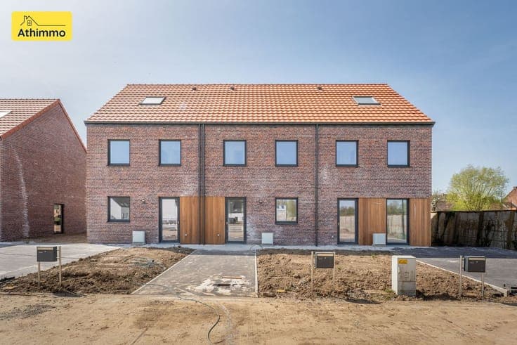 Maison neuve, 3chambres, terrasse, jardin - prix hors frais