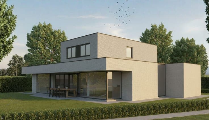 Nieuw te bouwen open bebouwing te Evergem