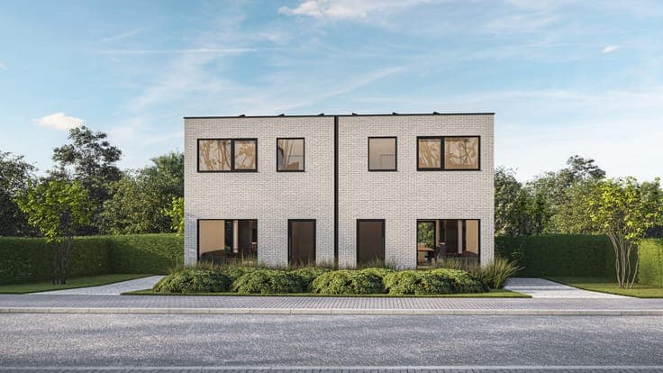 Afgewerkte energiepositieve (EPC -18) nieuwbouwwoning