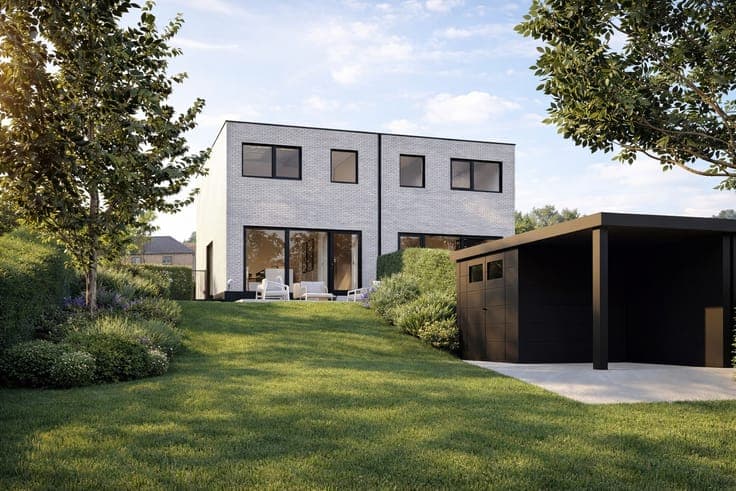 Afgewerkte energiepositieve (EPC -18) nieuwbouwwoning