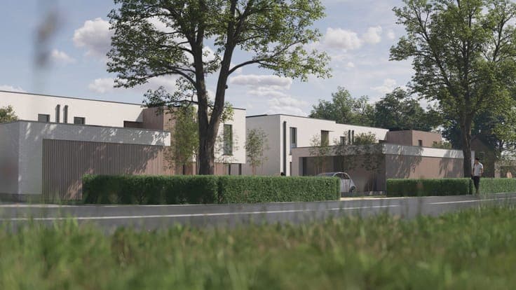 New-build 2-façade house, 4 bedrooms, 194 m², plot 267 m²