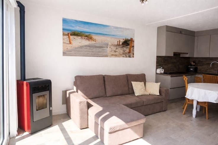Instapklare woning aan zee met terras, 2 slpks, kkn, bdkr...