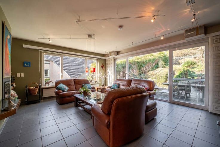 Spacious villa with potential.