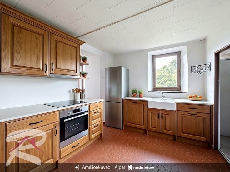 CHARMENTE MAISON 4FACADES SUR TERRAIN DE 3365m2 - 3 CH - TER