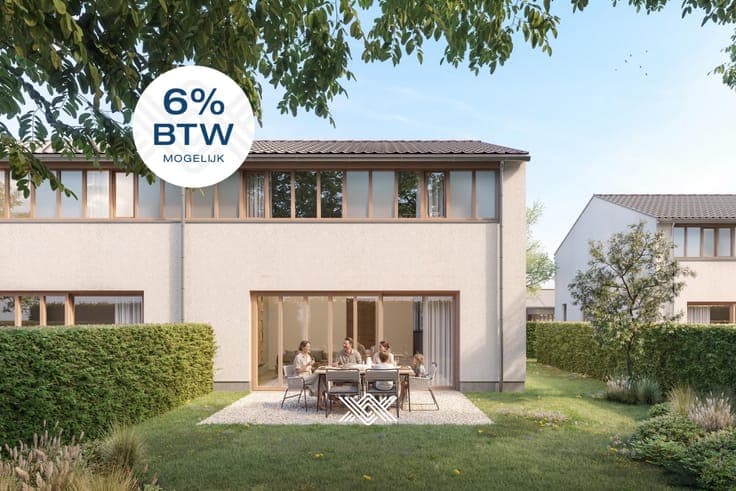 Schakelwoning met 3 slaapkamers en tuin met terras