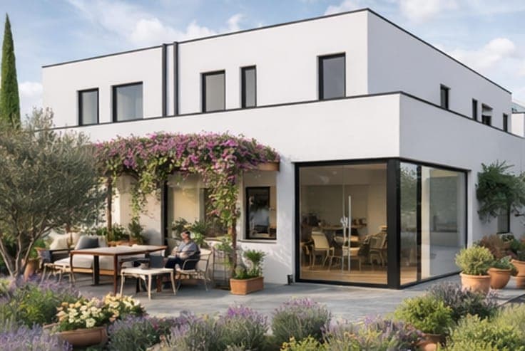 Newly built house with 3 bedrooms and garden in Lede!