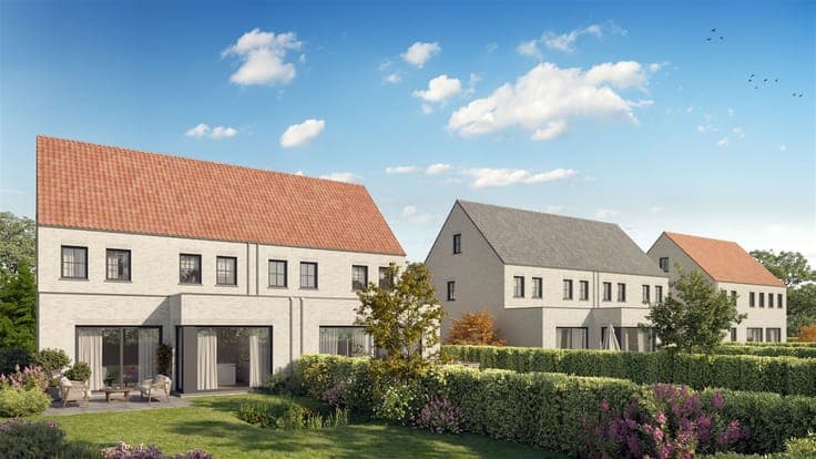 5 moderne, landelijke nieuwbouwwoningen te Brecht