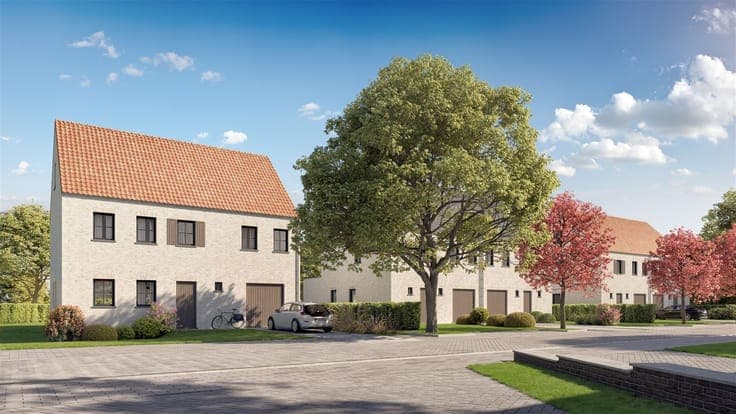 5 moderne, landelijke nieuwbouwwoningen te Brecht