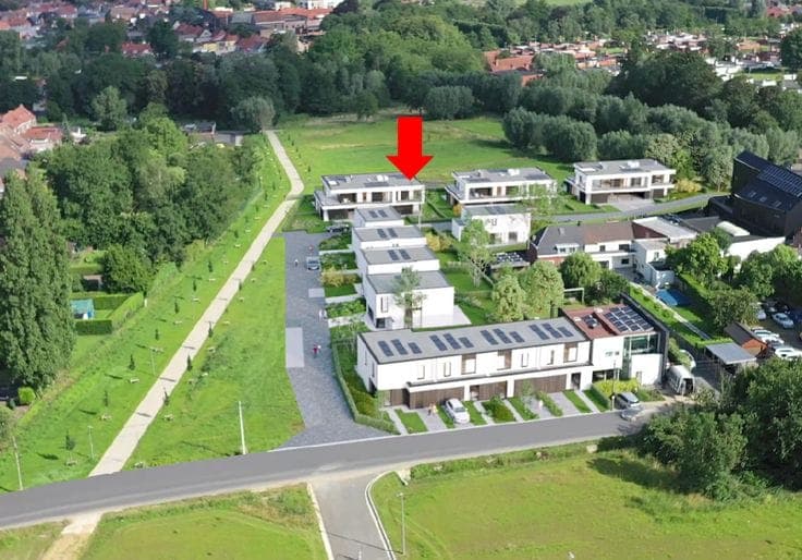 Semi-detached home next to the park in Marke