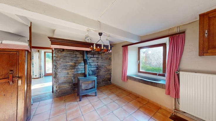 Ardennes house, large garden and huge potential