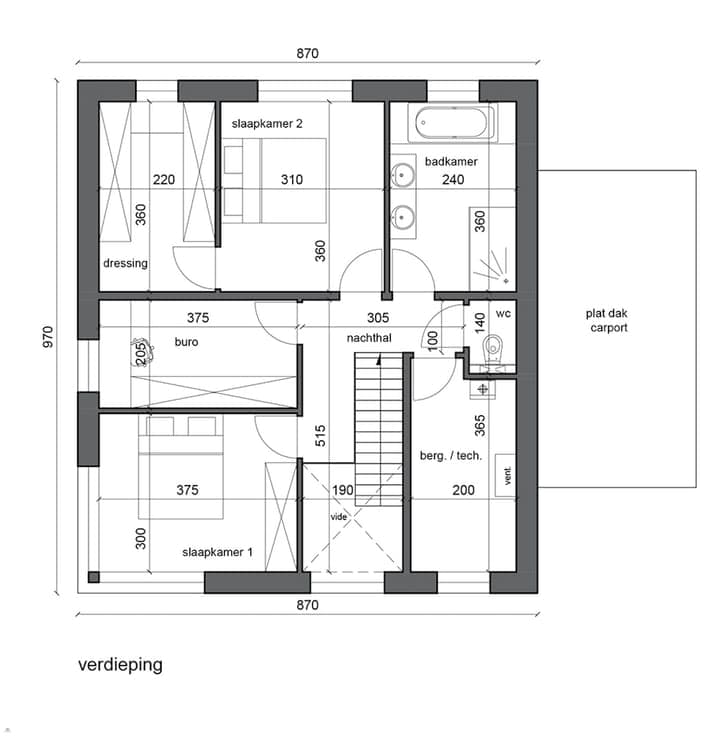 Nieuw te bouwen open bebouwing te Overmere