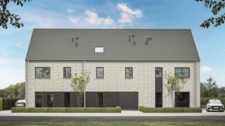 Nieuwbouwwoning in half-open verband met 3 slaapkamers, r...