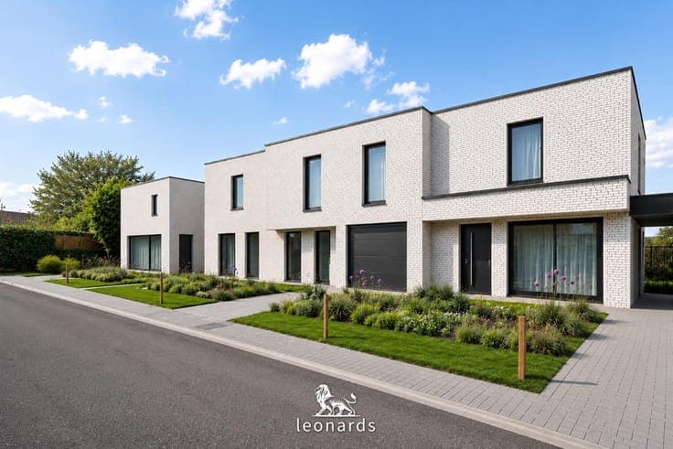 Modern homes near Waregem town centre
