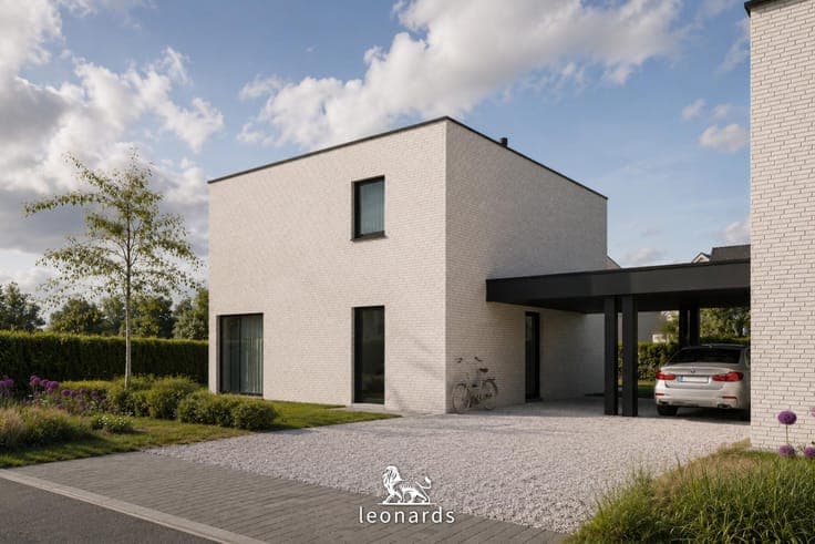 Modern homes near Waregem town centre