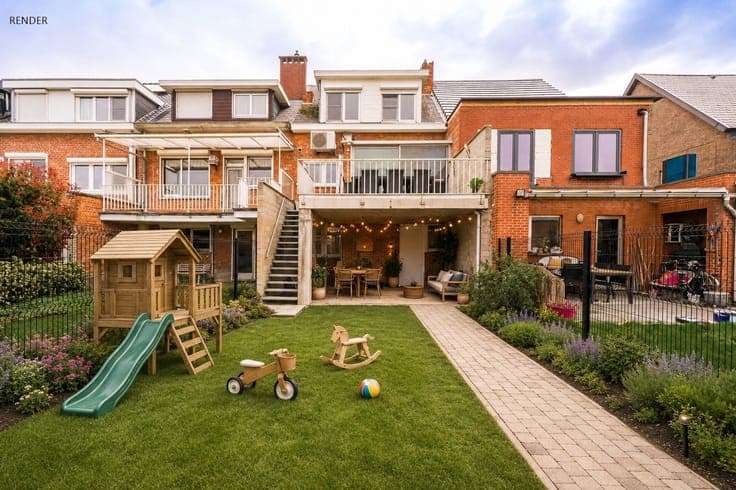 Move-in ready bell- floor apartment with garage, garden and
