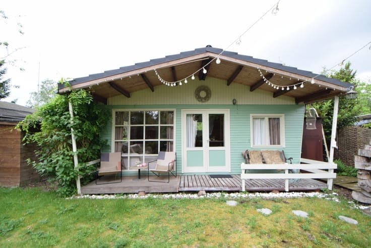 Instapklare chalet met één slaapkamer.