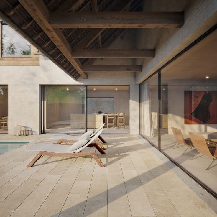 Newly built villa in Zoute style on the Magere Schorre