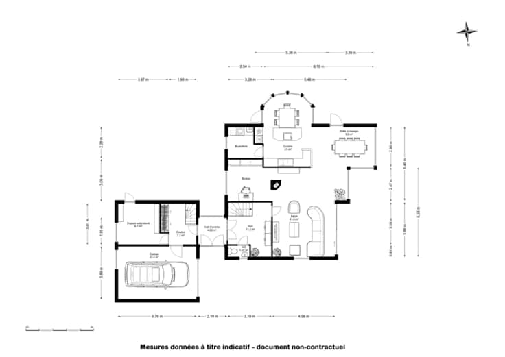 Limal - Spacious villa +-220m², 3 to 4 bedrooms + prof space