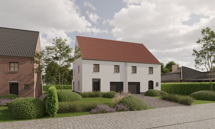 NIEUWBOUW (OB) op een ruime perceel te Meldert (Aalst)