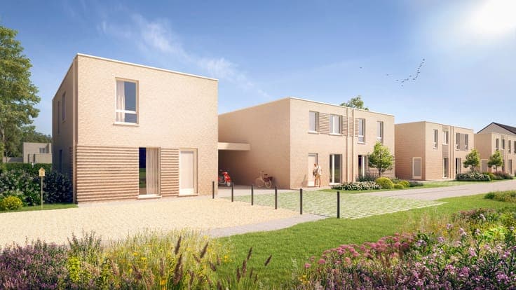 Residential project BegijnHof in the village of Astene.