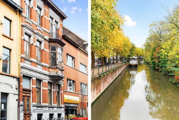 Ghent – Building with 4 units + garden and terraces