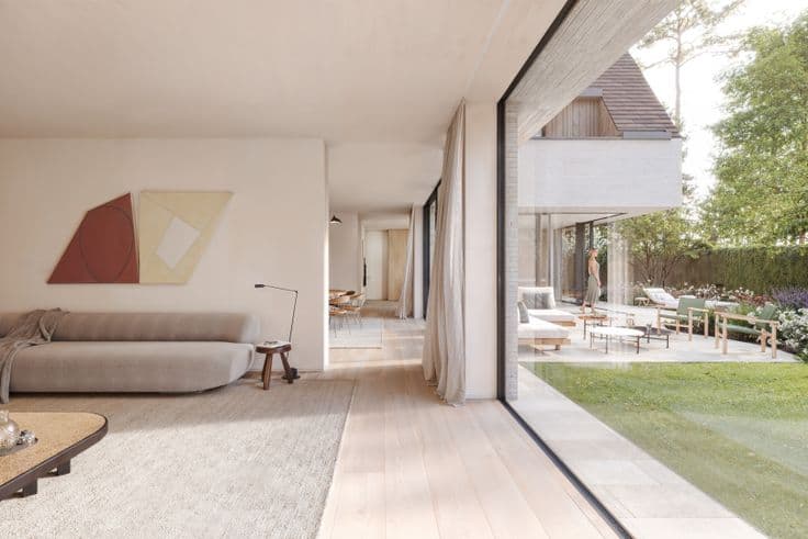 Modern new- construction villa in second line of the Mage...
