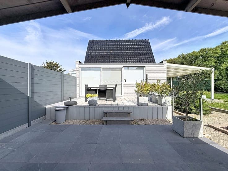 Mooie chalet met grote tuin in het vakantiedomein Dunepark